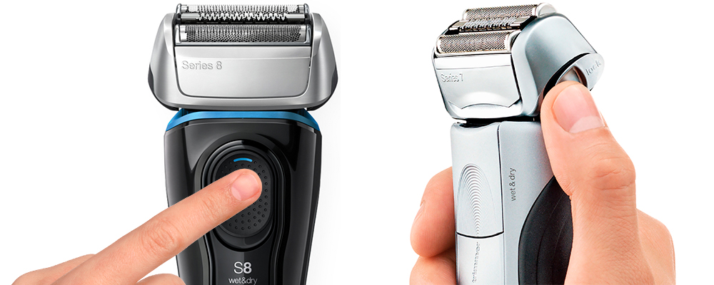 Блокировка бритвенной головки Braun Series 8 Блокировка бритвенной головки Braun Series 8