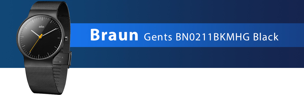 Braun Gents BN0211BKMHG Black