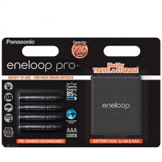 Аккумулятор Panasonic Eneloop Pro BK-4HCDEC4BE AAA 930mAh NiMh (4 шт.) + футляр Eneloop ЕС