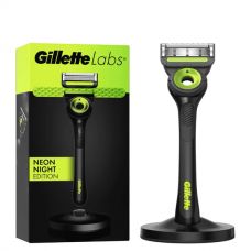 Бритва Gillette Labs Neon Night Edition with Exfoliating Bar с технологией отшелушивания