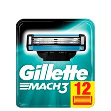 Сменные кассеты (лезвия) Gillette Mach3 New (12 шт.)