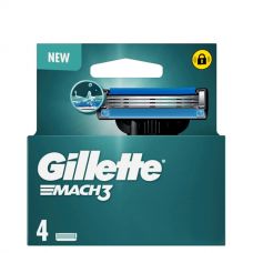 Сменные кассеты (лезвия) Gillette Mach3 New (4 шт.)