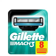 Сменные кассеты (лезвия) Gillette Mach3 New (8 шт.)