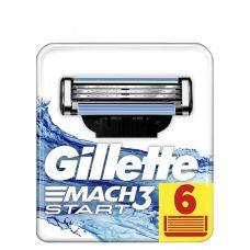 Сменные кассеты (лезвия) Gillette Mach3 Start (6 шт.)