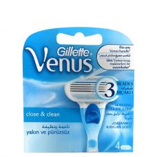 Сменные кассеты (лезвия) Venus 4 шт.