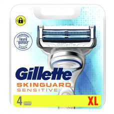 Сменные кассеты (лезвия) Gillette Skinguard Sensitive (4 шт.)