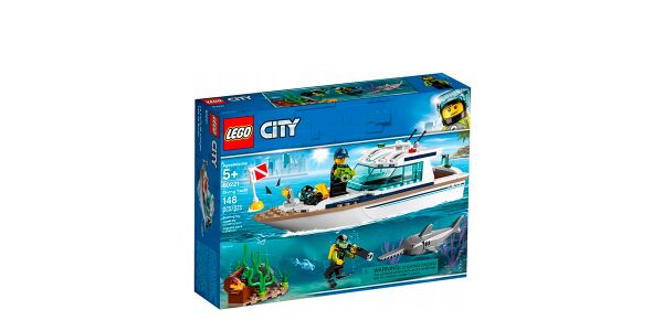 Конструктор LEGO City Яхта для дайвинга (60221) ЕС — купить в