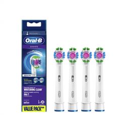 Насадки Oral-B EB18pRB 3D White Luxe CleanMaximiser (4 шт.) на зубную щетку