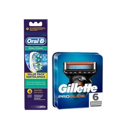 Набор насадок Oral-B (EB417-4 шт) и кассет Gillette (Proglide NEW-6 шт) ЕС