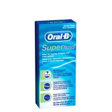 Oral-B зубная нить Super Floss (50 ниток в упаковке)