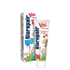 Детская зубная паста Biorepair Kids для укрепления с земляникой (0-6 лет) (50 мл.)