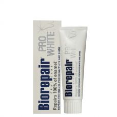 Отбеливающая зубная паста Biorepair PRO White для восстановления поверхности эмали (75 мл.)