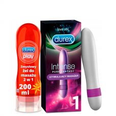 Вибратор Durex Intense Pure Fantasy + Play Massage 2 в 1 ЕС