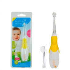 Зубная щетка Brush-baby BabySonic Pro от 0 до 3 лет Yellow Детская