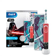 Зубная щетка Braun Oral-B D100.413.2KX Kids Extra Soft Star Wars с футляром