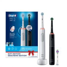Зубная щетка Oral-B D505 PRO 3 3900 Black + White Family pack (3 нас.) ЕС