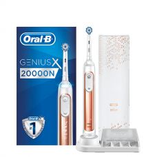 Зубная щетка Oral-B D706 Genius X 20000N Rose Gold с искусственным интеллектом ЕС