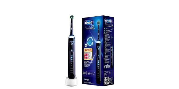 Зубная щетка Oral-B D706.513.6X Genius X 20000 Black с Bluetooth