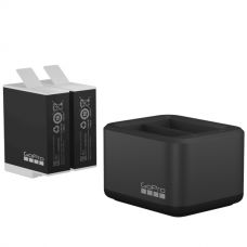 Зарядное устройство для GoPro Dual Battery Charger ADDBD-211 + Набор аккумуляторов Enduro для экшн-камер HERO11/10/9 (2 шт.) ЕС