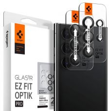 Защитная пленка для камеры Spigen Optik.tr EZ FIT Camera Protector 2-pack Galaxy S23 Ultra Black
