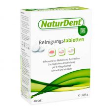 Таблетки для чистки зубных протезов NaturDent (48 шт.)