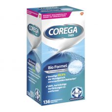 Таблетки для чистки зубных протезов Corega Tabs (136 шт.)