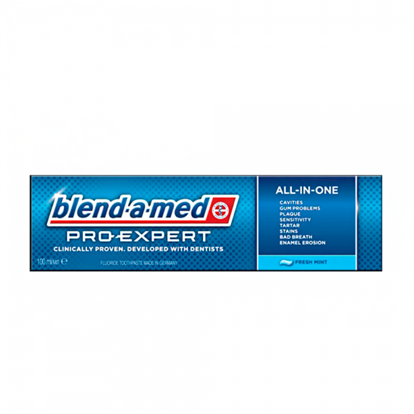 Blend-a-med зубная паста PRO-EXPERT "Всё в одном" свежая мята 75 г Blend-a-med зубная паста PRO-EXPERT "Всё в одном" свежая мята 75 г