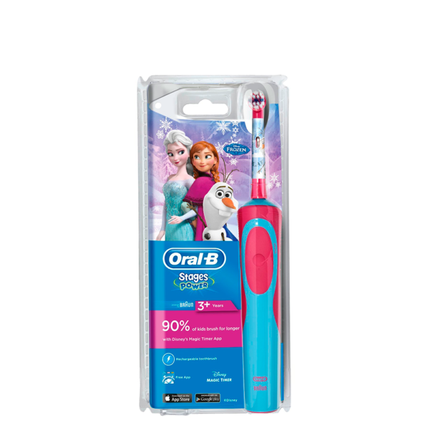 Зубная щетка Oral-B D12.513K Stages Power «Холодное сердце» (от 3 лет) детска Зубная щетка Oral-B D12.513K Stages Power «Холодное сердце» (от 3 лет) детска