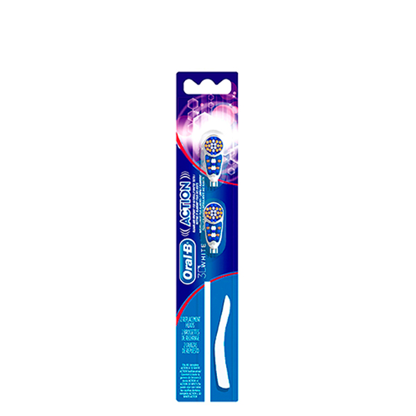 Насадки для зубных щеток Cross Action 3D White Oral-B Насадки для зубных щеток Cross Action 3D White Oral-B