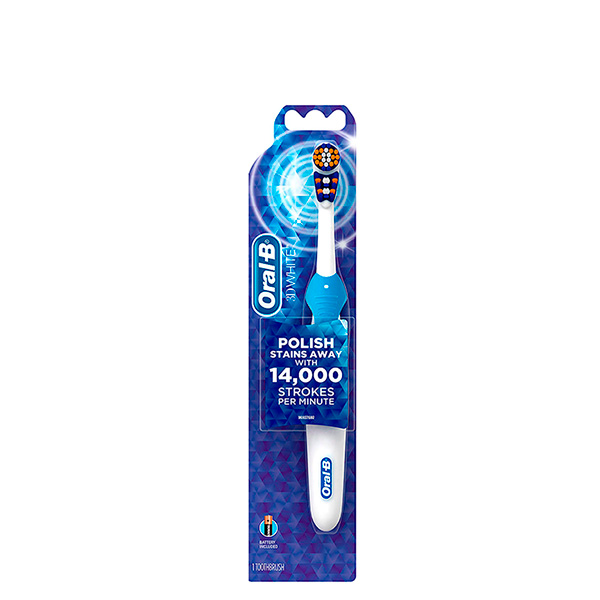 Зубная щетка Oral-B B1010F Cross Action 3D White на батарейке Зубная щетка Oral-B B1010F Cross Action 3D White на батарейке