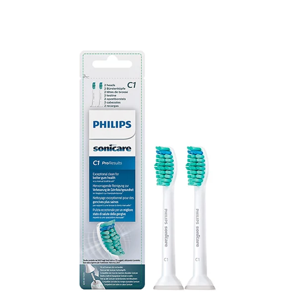 Насадки Philips Sonicare ProResults C1 HX6012/07 для зубной щетки (2 шт.) ЕС