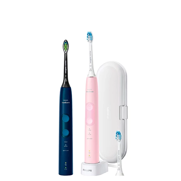 Зубная щетка Philips Sonicare 5100 HX6856/17 ProtectiveClean Pink+Blue ЕС