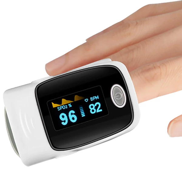 Пульсоксиметр Finger Clip Pulse Oximeter AB-80 Grey — купить в