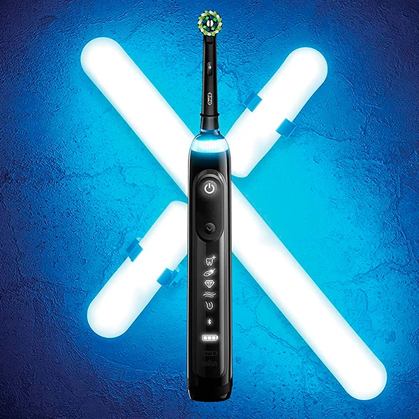 Зубная щетка Oral-B D706.513.6X Genius X 20000 Black с Bluetooth