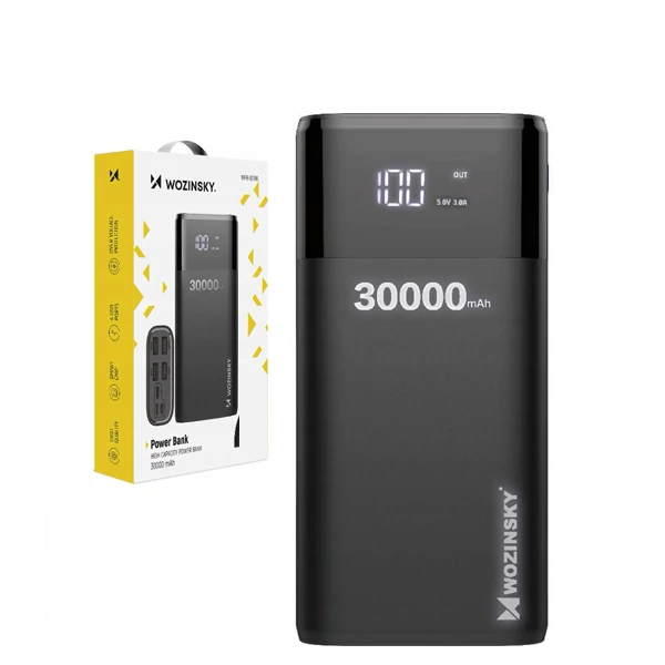 Повербанк (Power Bank) Wozinsky 20W 30000mAh WPB-001BK Black ЕС