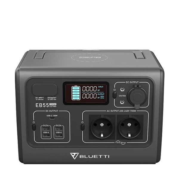 Зарядная станция BLUETTI EB55 Portable Power Station 700W/537Wh