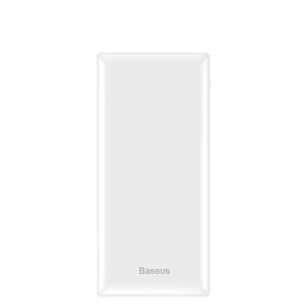 Повербанк (Power Bank) Baseus 15W 30000mAh PPJAN-C02 White + USB-C Type-C и адаптер ЕС