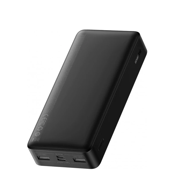 Повербанк (Power Bank) Baseus 15W 20000mAh PPDML-J01 Black + кабель USB-C Type-C