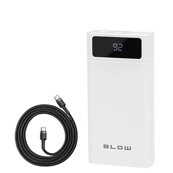 Повербанк (Power Bank) Blow 20W 40000mAh PB40A White + кабель USB-C Type-C ЕС
