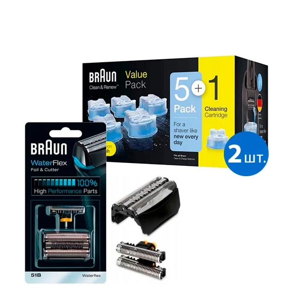 Braun 51B + CCR6x2 для бритвы набор ЕС