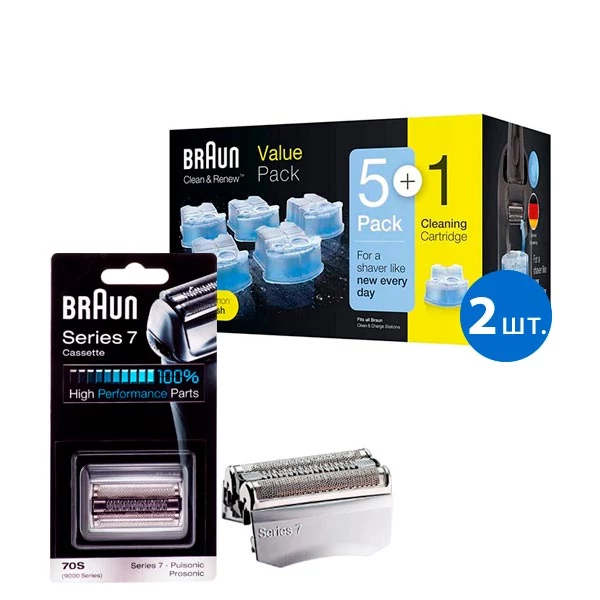 Braun 70s + CCR6x2 для бритвы набор ЕС