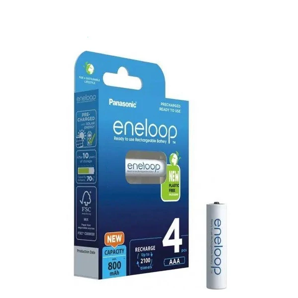 Аккумулятор Panasonic Eneloop BK-4MCDE/4BE AAA 800mAh NiMH (4 шт.) ЕС