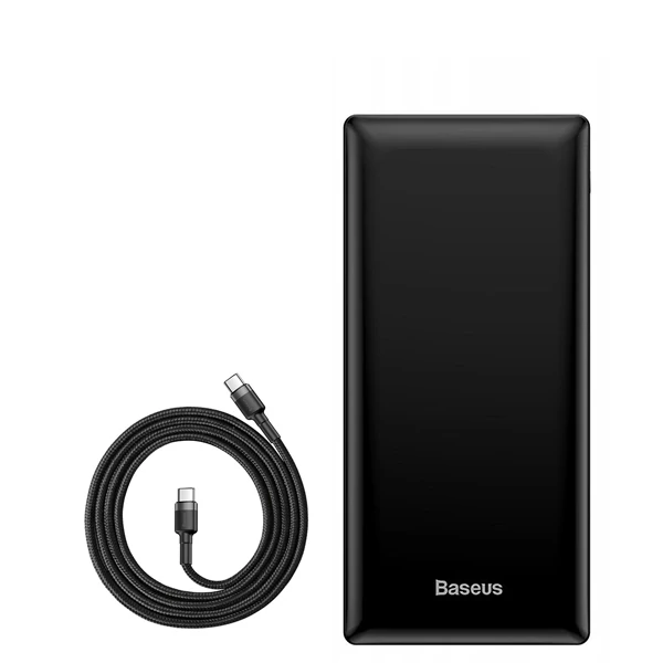 Повербанк (Power Bank) Baseus 15W 30000mAh PPJAN-C01 Black + кабель USB-C Type-C ЕС