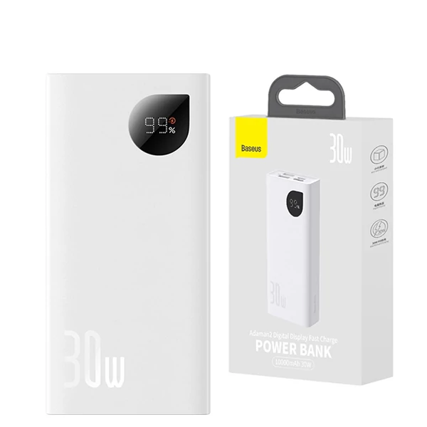 Повербанк (Power Bank) Baseus 30W 10000mAh PPAD040002 White ЕС
