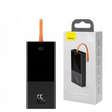 Повербанк (Power Bank) Baseus 65W 20000mAh PPJL000001 Black с поддержкой зарядки ноутбука ЕС