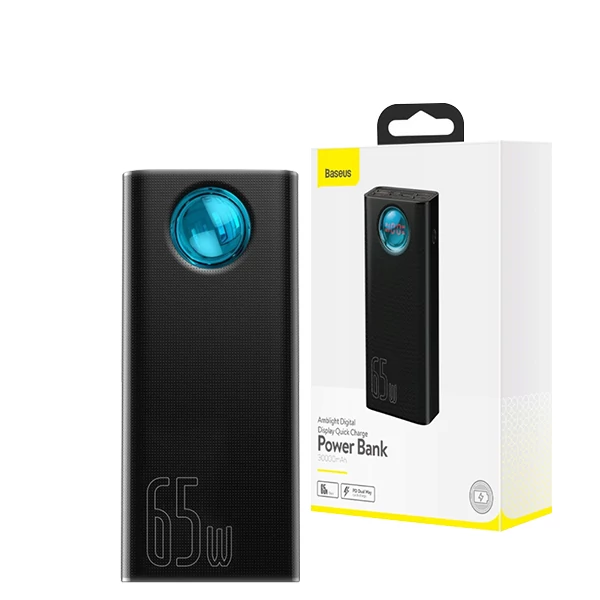 Повербанк (Power Bank) Baseus 65W 30000mAh PPLG-A01/PPLG000101 Black с поддержкой зарядки ноутбука