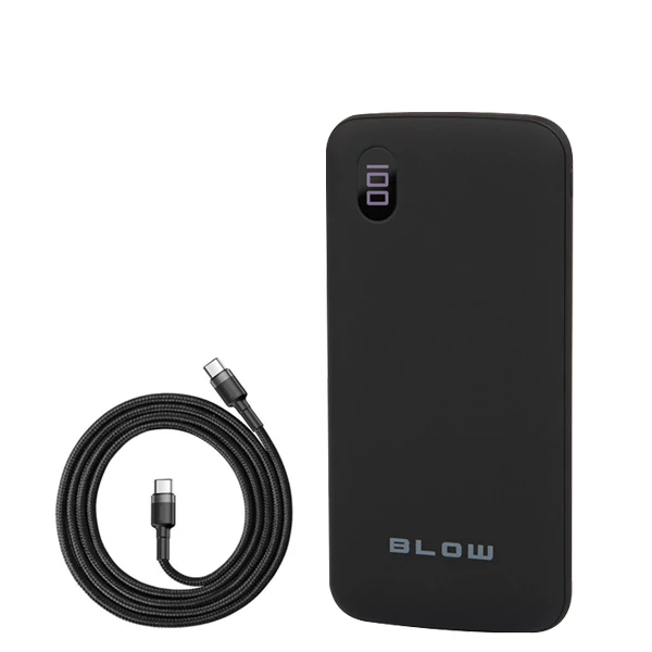Повербанк (Power Bank) Blow 18W 20000mAh PB20D Black + кабель USB-C Type-C ЕС