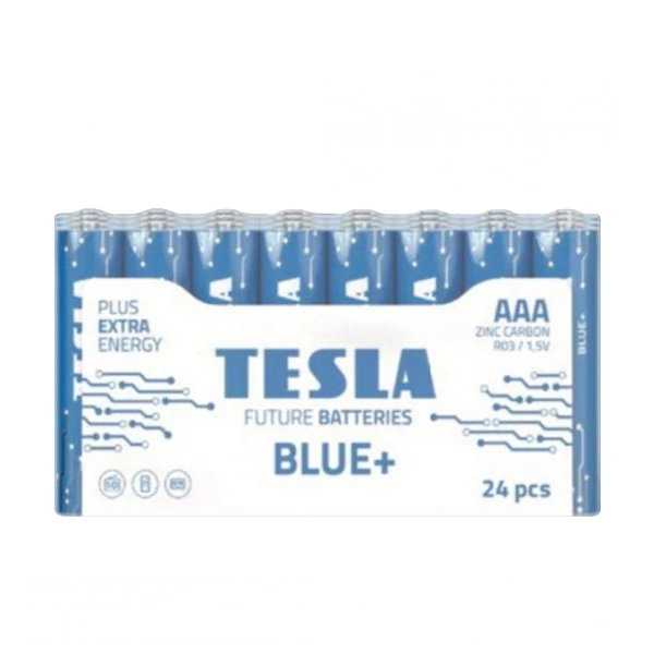 Батарейки Tesla BLUE+ AAA (R03) 1.5V (24 шт.)
