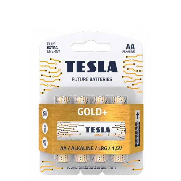 Батарейки Tesla GOLD+ AA (LR06) 1.5V (4 шт.)
