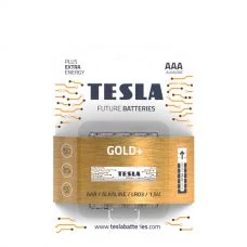 Батарейки Tesla GOLD+ AAA (LR03) 1.5V (4 шт.)